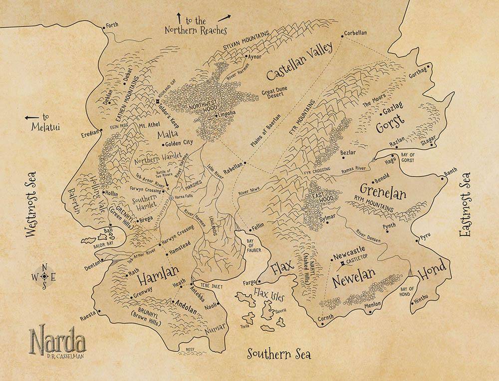Map - Tales of Narda