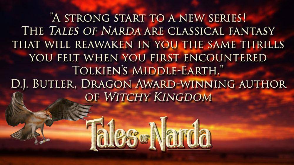Tales of Narda - Sunset Butler Sinter Hawk